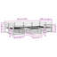 325cm Wide Patio Sectional Set