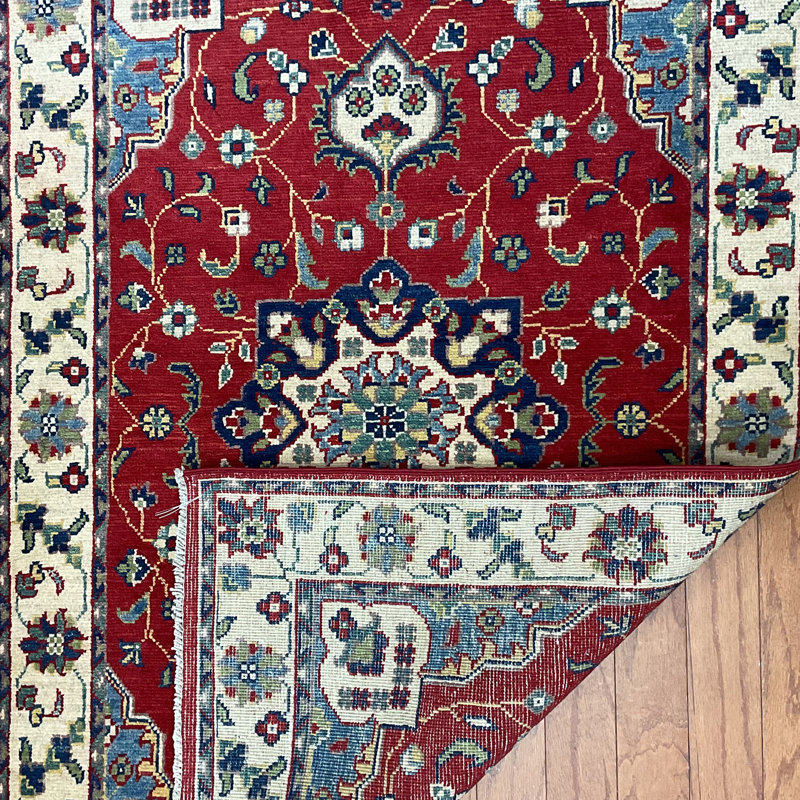  Handmade Kazak Wool Rug
