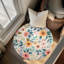 Tapis tressé Blossoming Spring Garden-106464379
