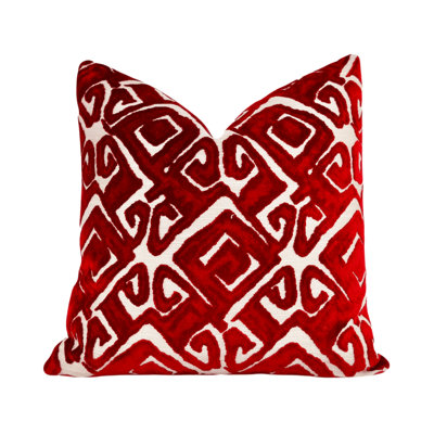 Velvet Tribal Throw Pillow Cover