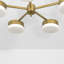 CELESTE LUMINESCENCE - Light 43'' Unique/Statement Modern Linear LED Flush Mount