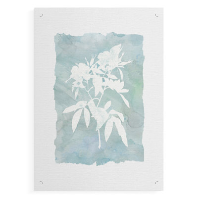 Silhouette Botanical III - Impression sur toile seulement - NON-CADRE