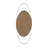 Saraiya Solid Wood Oval Wall Mirror-1244376266