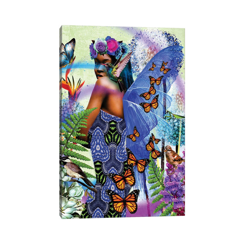 Beautiful Wings by Yvonne Coleman Burney - Wrapped Canvas Gallery-Wrapped Canvas Giclée, 20.32 cm H x 30.48 cm W