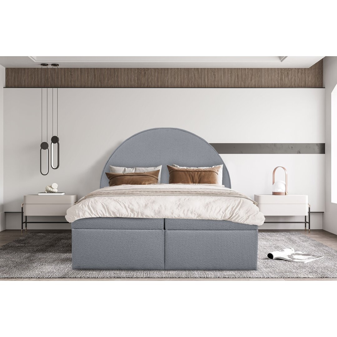 Boxspringbett Arlinda mit Topper und Bettkasten