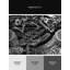 Tapis d'inspiration mondiale gris et noir lavable à la machine Orfelinda-467885016