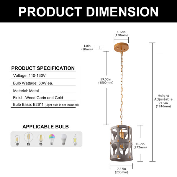 Dimensions du produit