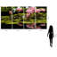 Victoria Regia On Glass, 4 pièces, impression