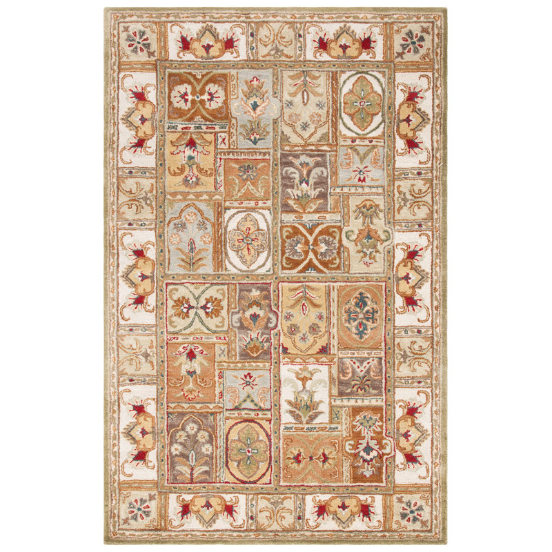 Hand Tufted Wool Oriental Rug, Rectangle 8' x 10'