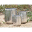 Ensemble de pots à fleurs en métal 3 pièces Timblin-537783955