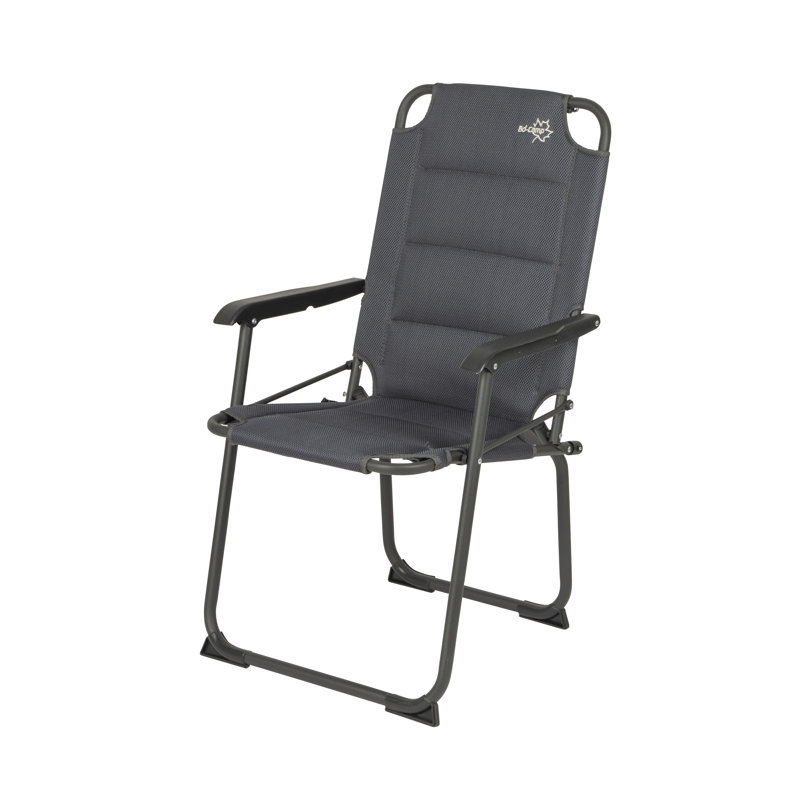 Ridinger Folding Camping Chair/Beach Chair, Grey