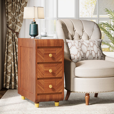 3-drawer End Table