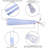 160 in. Solar Twinkle Globe Icicle Lights and Lamps Lamp Lighted Christmas Tree