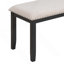 Modern 6PCS Dining Set, Marbled Veneers Top Dining Table With 4 Chairs & 1 Bench