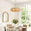 Lustre en corde de chanvre tissé à la main 4 lumières Luebbert-54873279