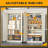 Steel Single Storage Cabinet with Lock ( 72'' H x 32'' W x 16'' D)-1210186929