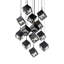 Ice Cube Round Multi-Light 4-CCT Pendant-83163095