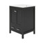 Meuble-lavabo 24 po avec lavabo, armoire de rangement avec 2 portes et un tiroir-1009466479