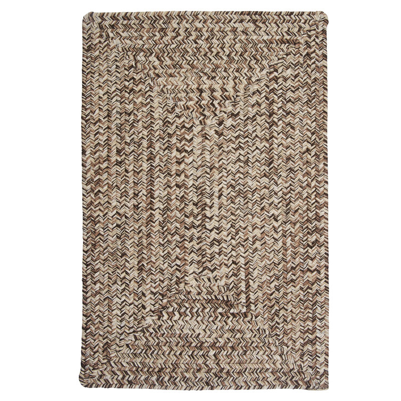 Tapis intérieur / extérieur Tabb - brun patiné, Rectangle 5 pi x 7 pi