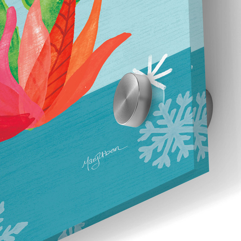 «Lovely Llamas Christmas III» par Mary Urban, acrylique, H 24 po x l 24 po x P 0,2 po