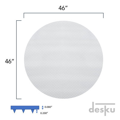 Tapis pour chaise ronde