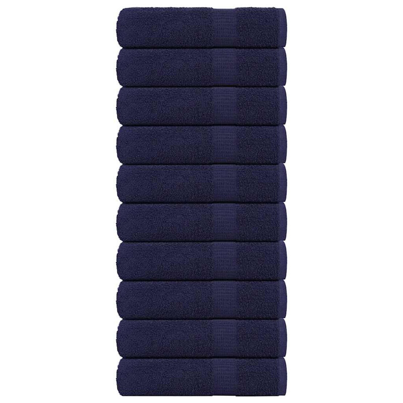 Resheda 100% Cotton Bath Towel, Navy blue