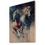 Kaylyn Horses Courir III - impression sans cadre sur bois-609372624
