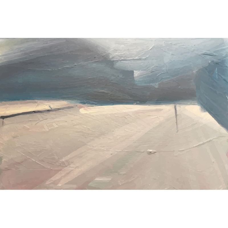 Cotner Acrylic Paint Pouring - Wrapped Canvas Painting, 30cm H x 46cm W x 3.8cm D