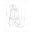 Tabouret 30 "en métal (ensemble de 2)-1049578490