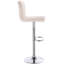 Dequincy Swivel Upholstered Adjustable Height Counter Stool with Metal Frame-900601478
