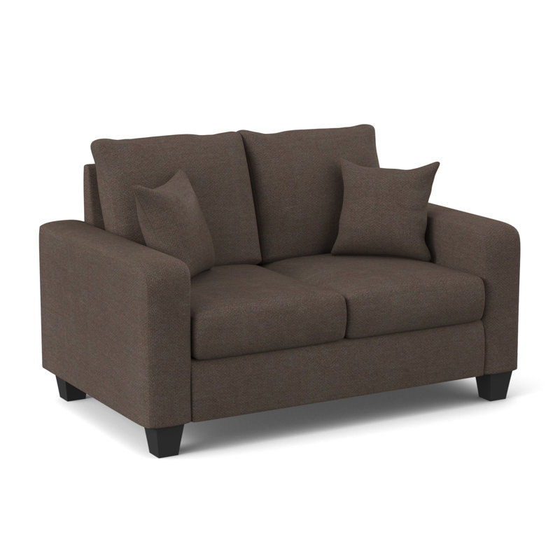 Dorothea  Upholstered 59.5'' Loveseat, Morris Brownie