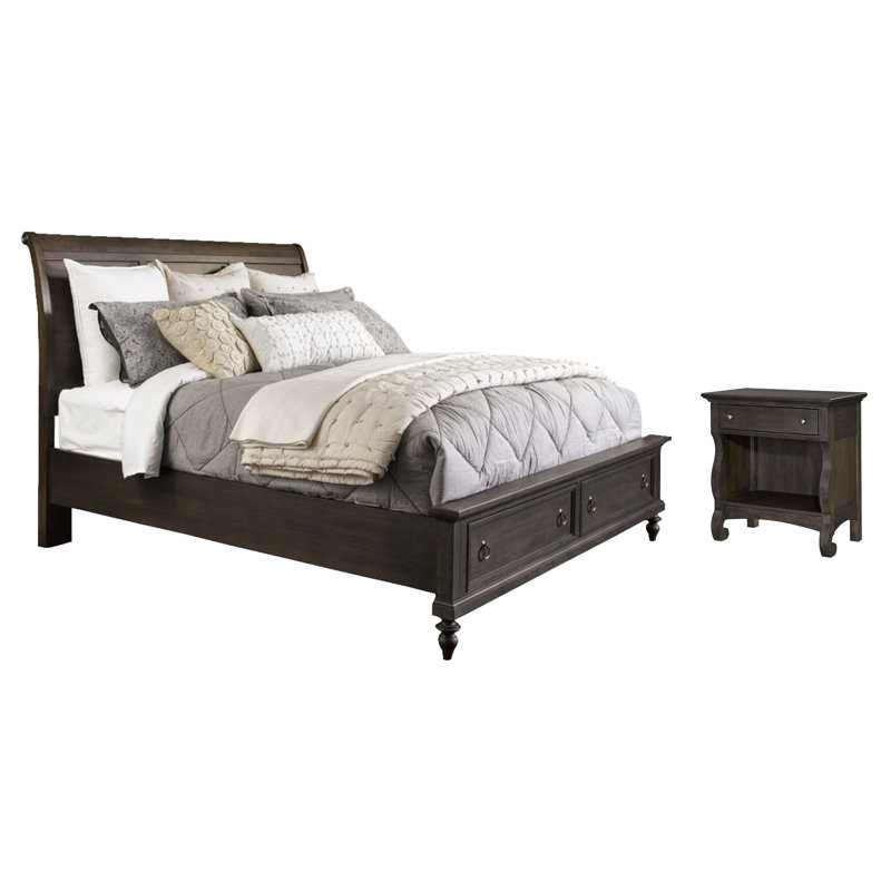 Ensemble de chambre à coucher configurable sleigh Ashgrove