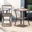 Chaise berçante et pivotante avec coussins 3 pièces Wickes-110860484-110860485