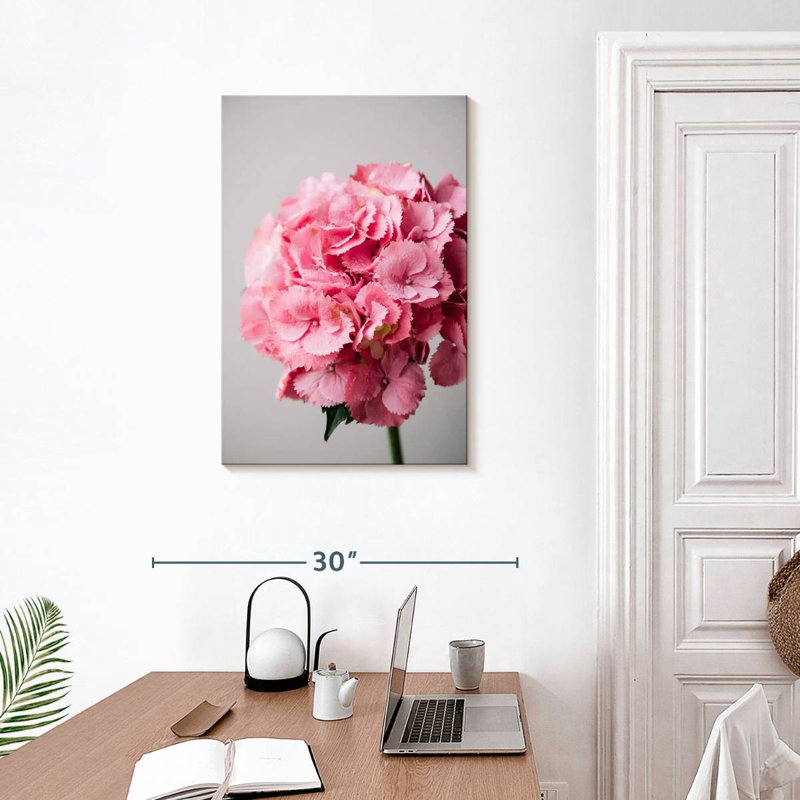 Pink Hydrangea, 30" H x 20" W
