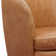 Brooksley Top Grain Genuine Italian Leather Swivel Barrel Chair (Set of 2)