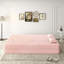 Canapé-lit moderne avec 2 coussins, canapé-lit convertible en velours côtelé rembourré de mousse, matelas pliant de 15 po pour le salon, lit d'invité, aucun assemblage requis-1267159716
