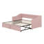 Structure de lit de jour rembourrée en velours avec couchette extensible Elegant-150003827