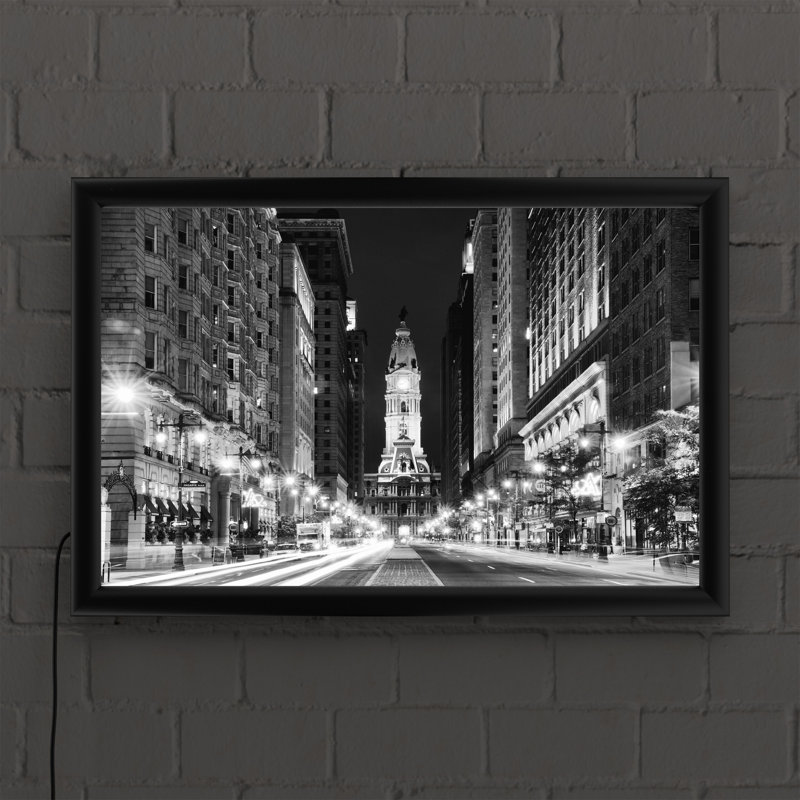 Reproduction de photo sur toile encadrée « City Hall Philadelphia 2 » par Philippe Hugonnard