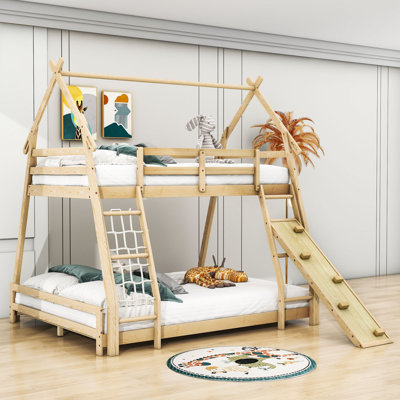 Muthiani Kids Twin Over Queen Bunk Bed