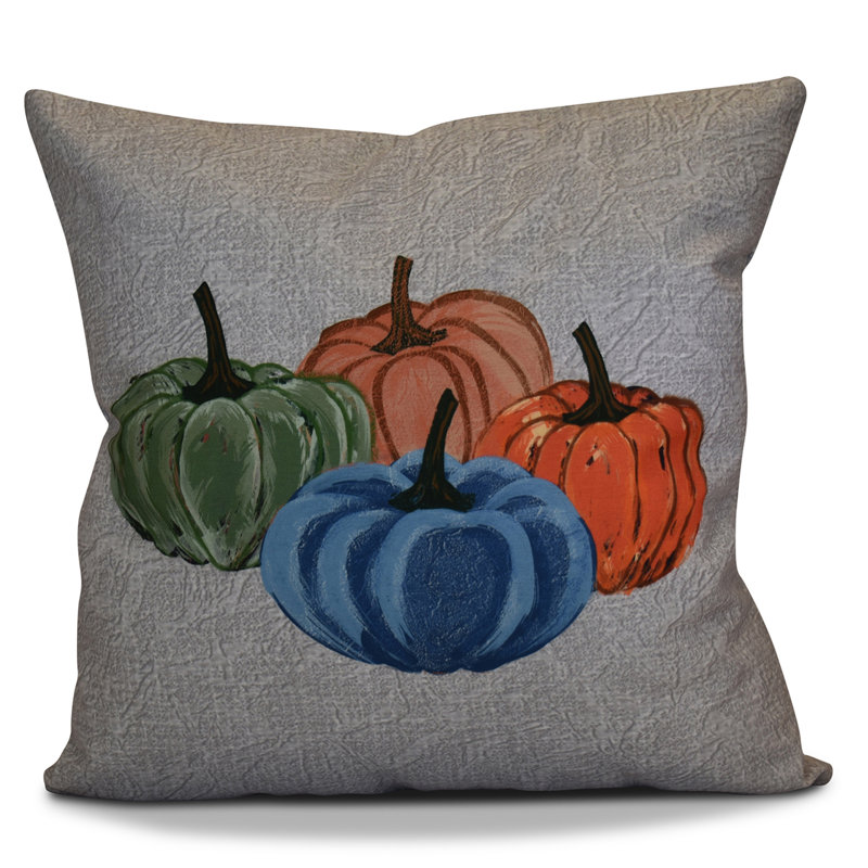 Flipping For Fall Geometric Reversible Throw Pillow, Grey, 20" x 20"