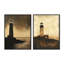 " Golden Dusk Lighthouse III " 2 - Pieces-1241802435-1241802489