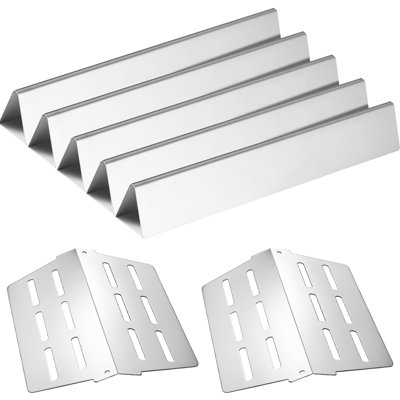 Barres en acier de 17 po pour remplacement de gril Genesis 300, 5 et 2 plaques chauffantes, de haute qualité, durables, faciles à installer, idéales