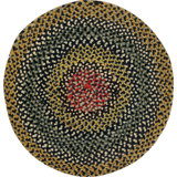 Antique Braided American Allover Knotted Rug