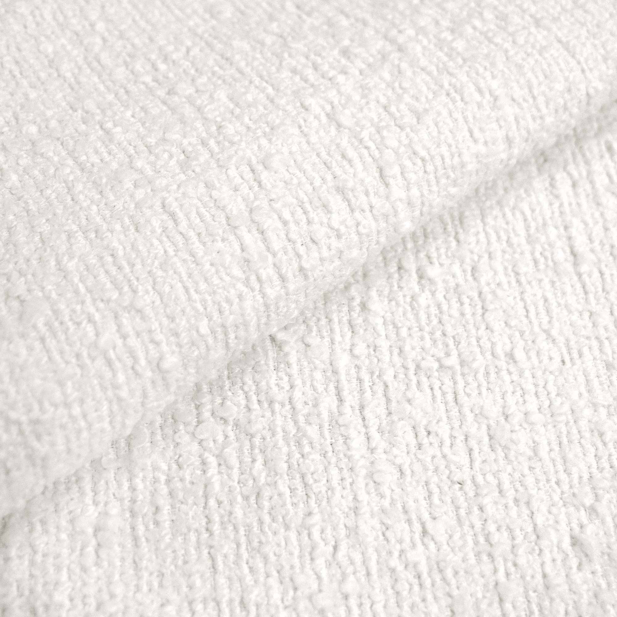 Hanson Upholstered Wingback Bed, Full/Double, Classic Snow Boucle