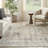 Addie Abstract Modern Machine Woven Area Rug in Beige/Gray-54556725-102547220