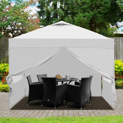 10ft x 10ft pop up canopy with sidewalls
