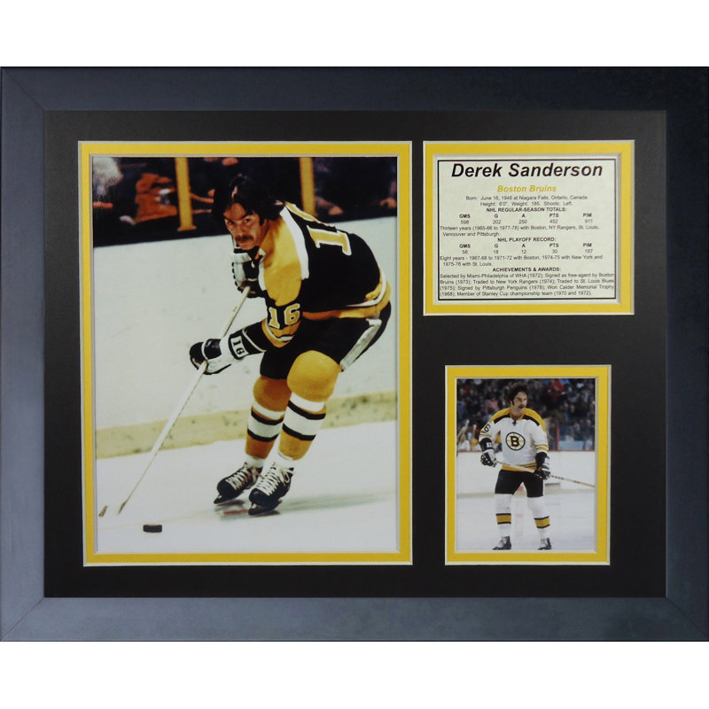 Souvenirs encadrée derek sanderson-boston bruins