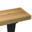 120cm Solid Wood Top Console Table