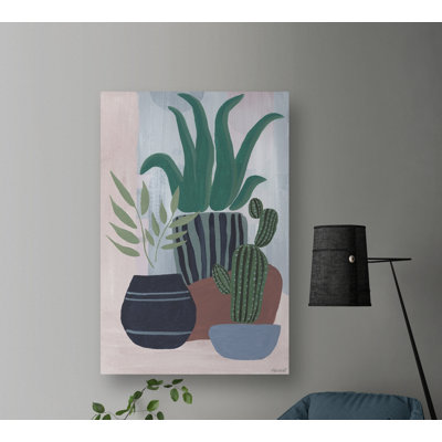 Plantes d’intérieur fraîches, reproduction d’art sur toile tendue