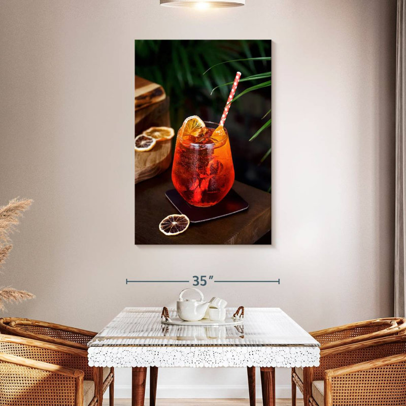 Yarlin Aperol Spritz, 48" H x 32" W